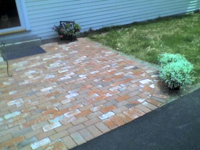 finished patio